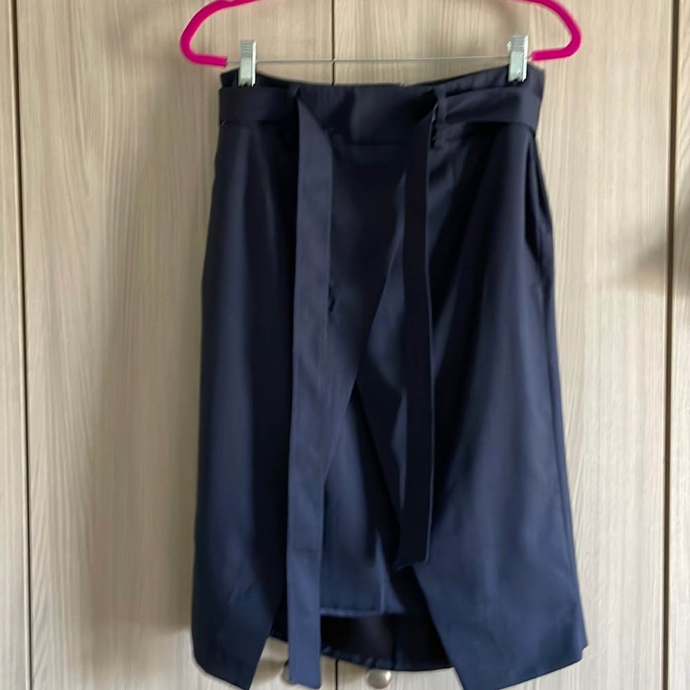 Blue skirt tailored by James Thomas
